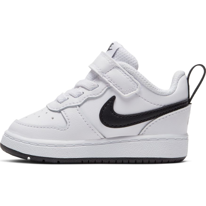 .Nike Toddler Court Borough Low 2 White/Black - (BQ5453 104) - CB - R1L9