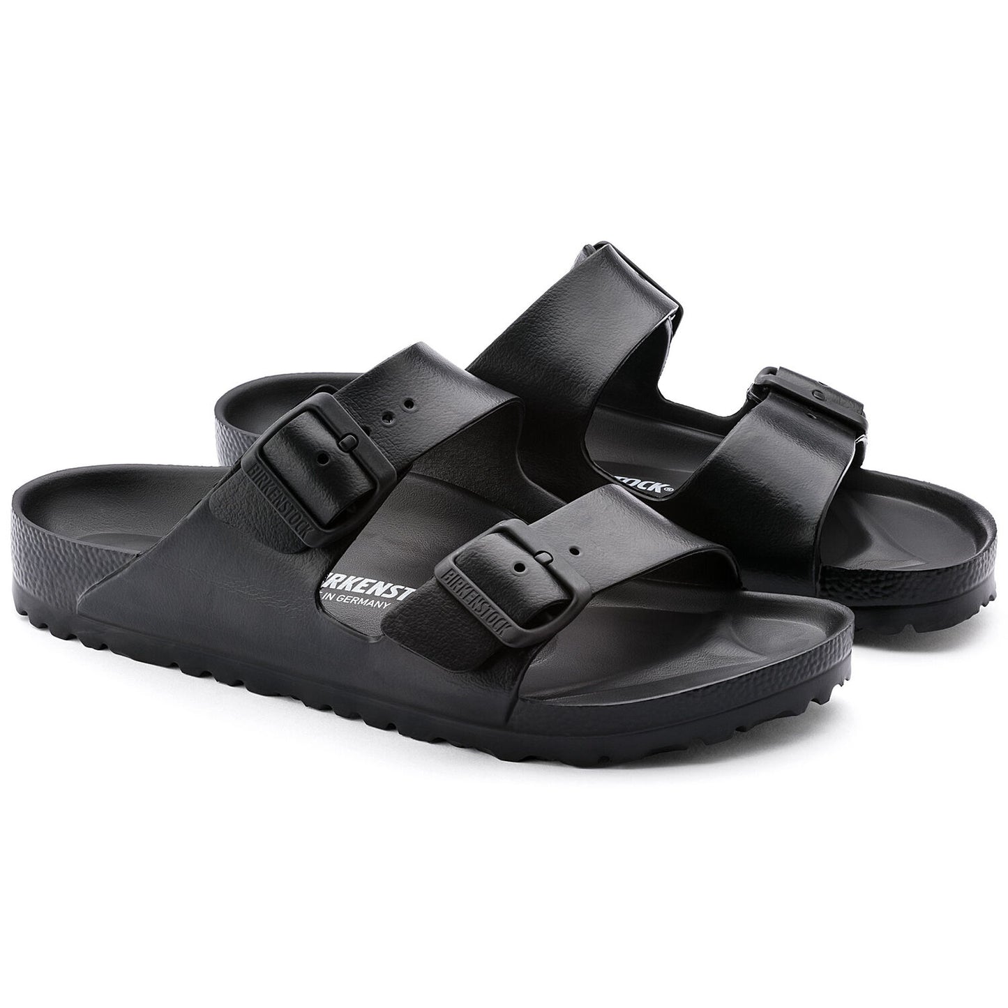 Birkenstock Womens Arizona Narrow Fit BLACK (Rubber) - (0129423) - BSB - R1S2