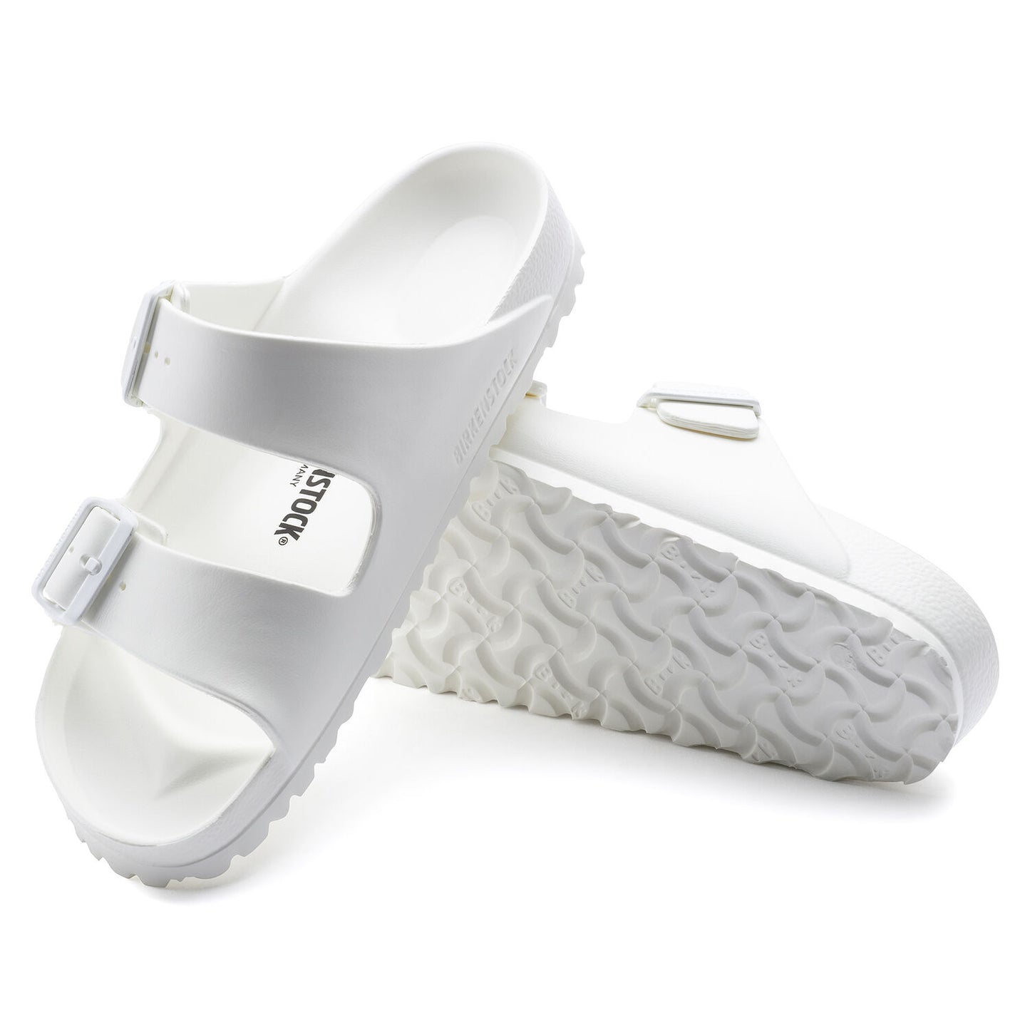 Birkenstock Mens Arizona Regular Fit WHITE (Rubber)  - (0129441) - WM - R1S2