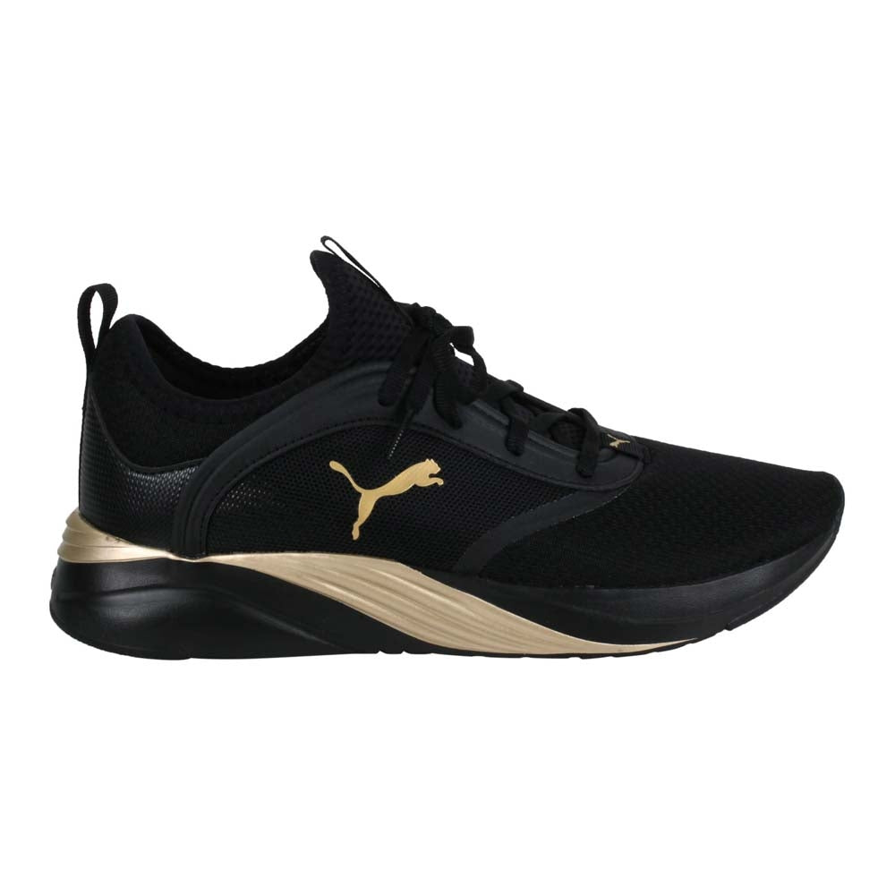 PUMA Softride Ruby Womens Black/Gold GT R1L5 L/P – Shoe Bizz