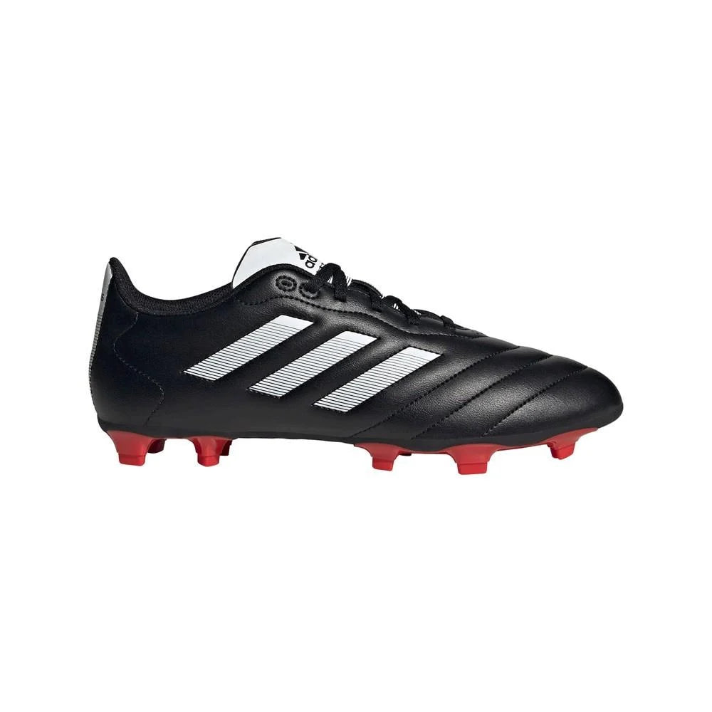 Adidas Mens Goletto FG VIII Boot BLACK WHITE RED GX7793 BR R2L17