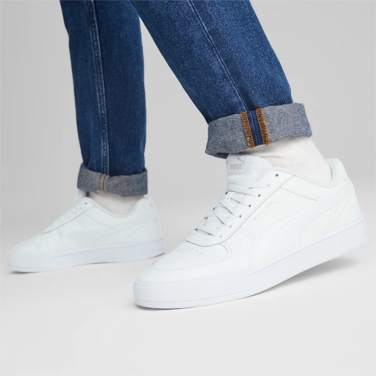 .PUMA Mens CAVEN White-Gray Violet (380810 01) - CAV - R1L5 - L/P