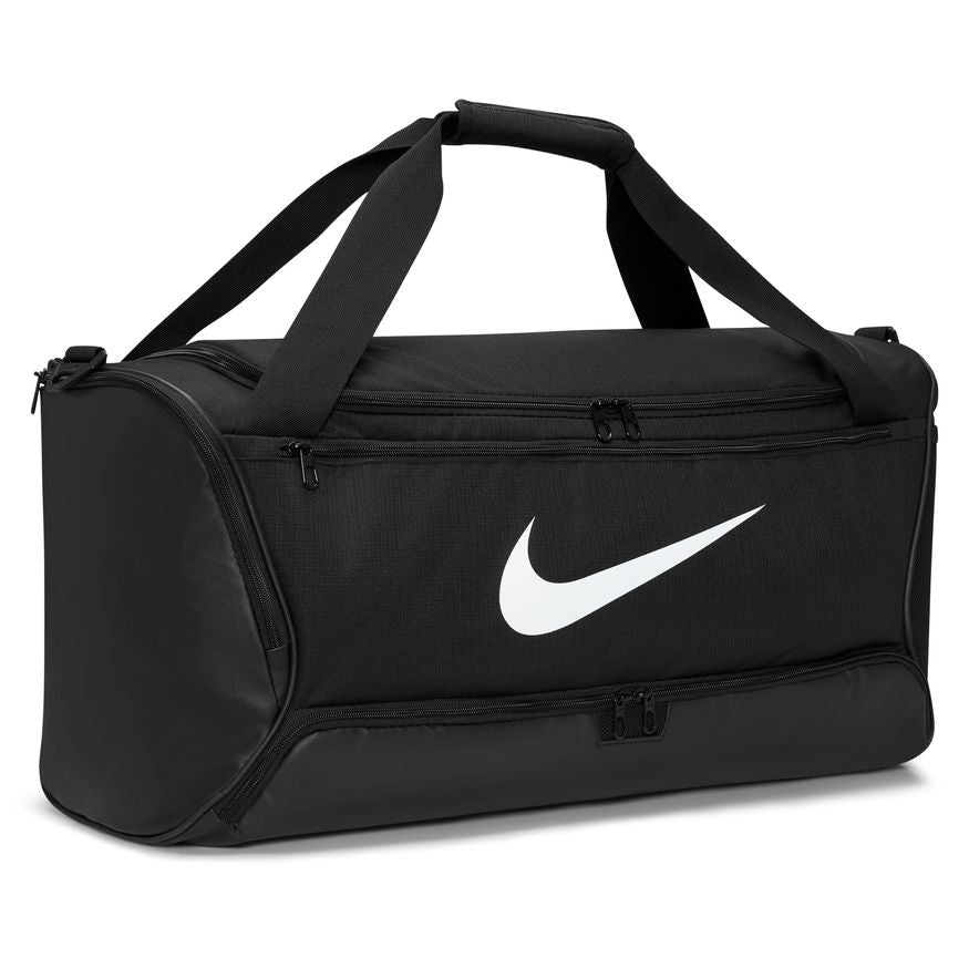 .Nike Brasilia Training Duffel Bag Medium 60Litres - Black/White - (DH7710 010) - F
