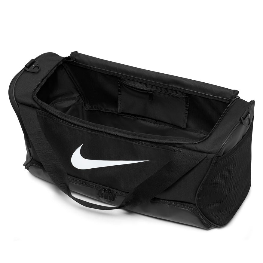 .Nike Brasilia Training Duffel Bag Medium 60Litres - Black/White - (DH7710 010) - F