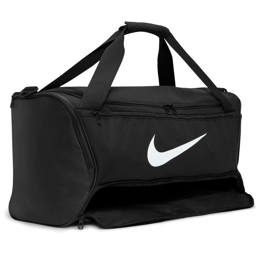 .Nike Brasilia Training Duffel Bag Medium 60Litres - Black/White - (DH7710 010) - F