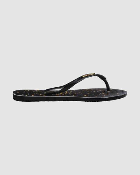 .HAVAIANAS Womens SLIM METAL LOGO PRINT (STARS) - (0090) - HV22 - F