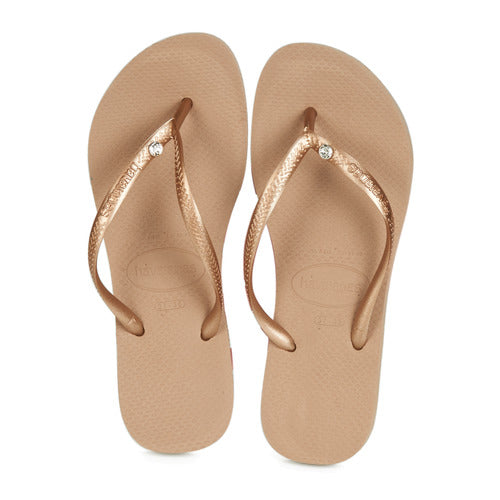 #Havaianas Kids Slim Crystal Glamour SW Rosegold - (SLIMCRYSTALGLAMOUR) - HV66 - F