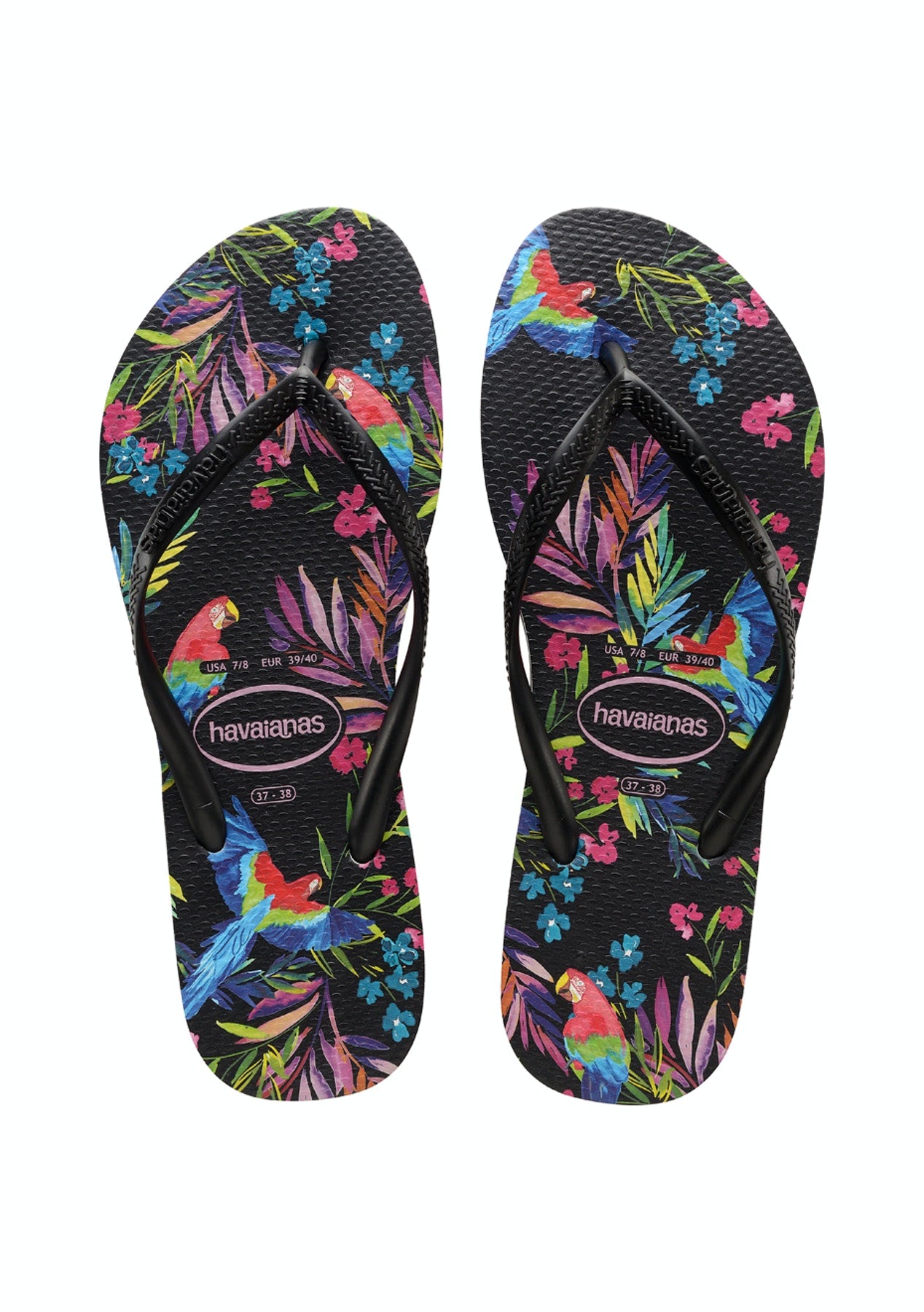 Havaianas flower flip discount flops