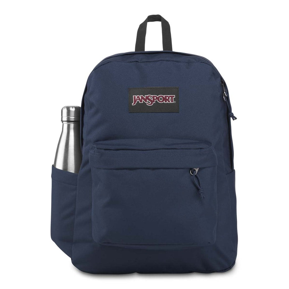 .Jansport Superbreak Plus Backpack Navy 26L - (JS0A4QUE003) - R2L14/F