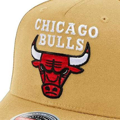 .Mitchell & Ness Chicago Bulls Classic Redline Cap - KHAKI - (CBUKHAK) - MNB22