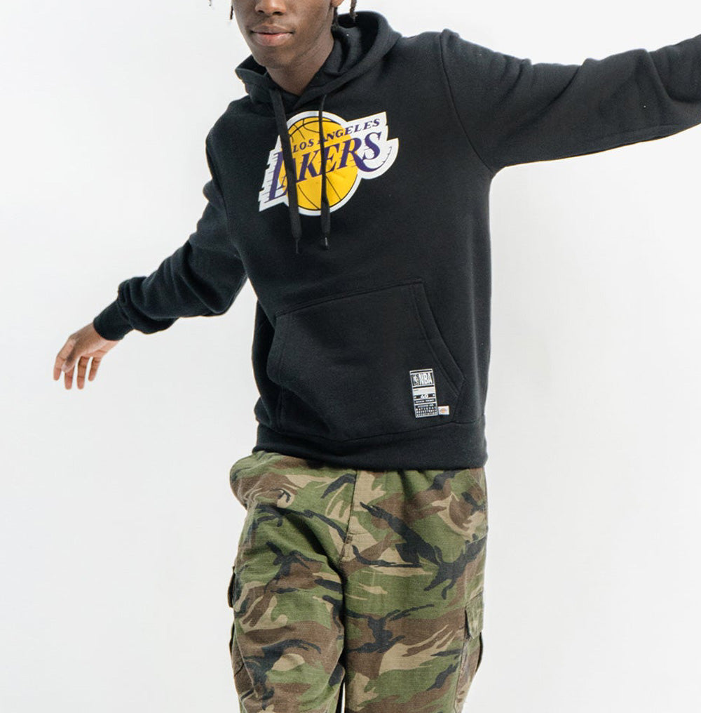 Mitchell&Ness Mens Team Logo Hoodie LA Lakers- (7K2M1SBEL-LAK) - HD14