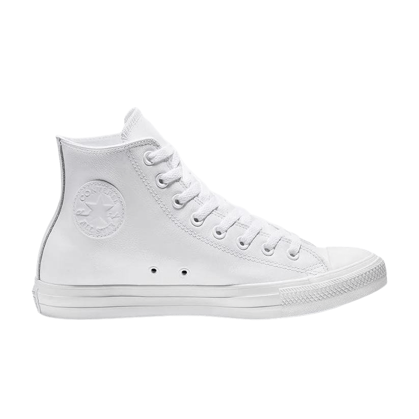 All star sales mono leather white