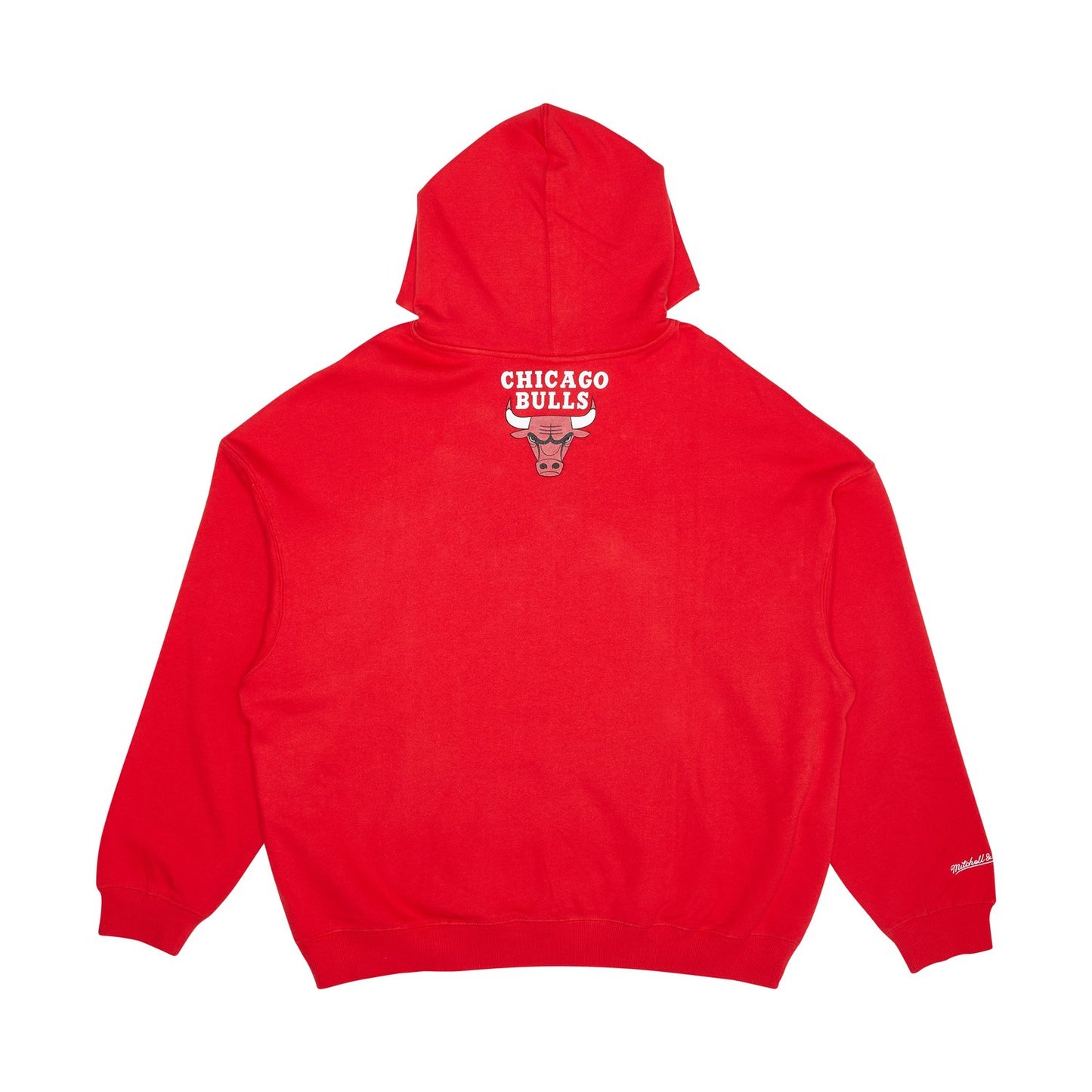 .Mitchell & Ness Mens Chicago Bulls Split Logo Hoody - (MNCG0035-RED) - HD11 - BAS 10
