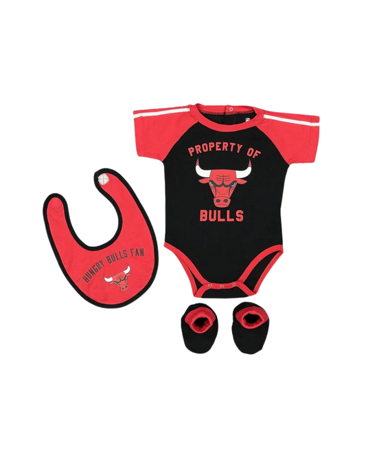 - Mitchell & Ness Infant Chicago Bulls Rebound Creeper Set (Baby Set) - (NICGN1BA78 - RED0000) - F - R1L8