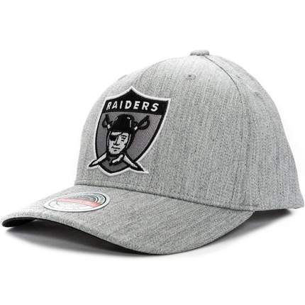 Men's Mitchell & Ness Heathered Gray Las Vegas Raiders Allover