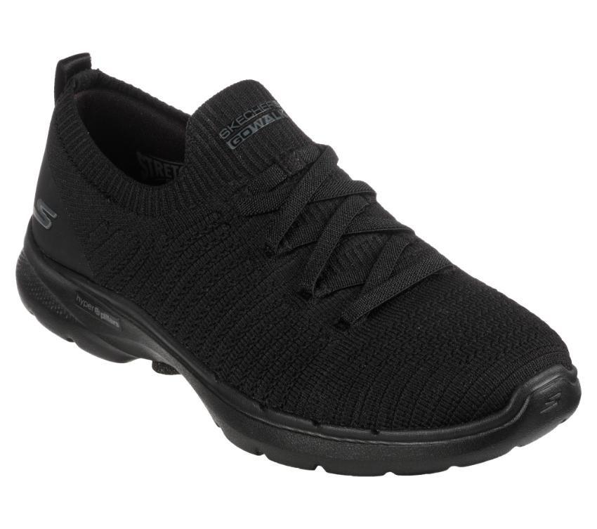 .Skechers Womens GoWalk6 - Fun Waves - (124504/BBK) - NF - R2L16