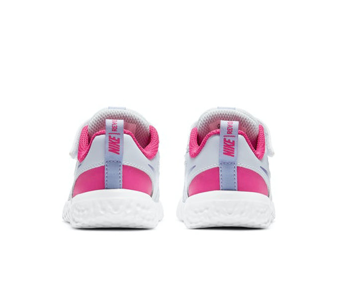 Nike Toddler Revolution 5 Wht/Purp - (BQ5673 018) - PP - R1L9