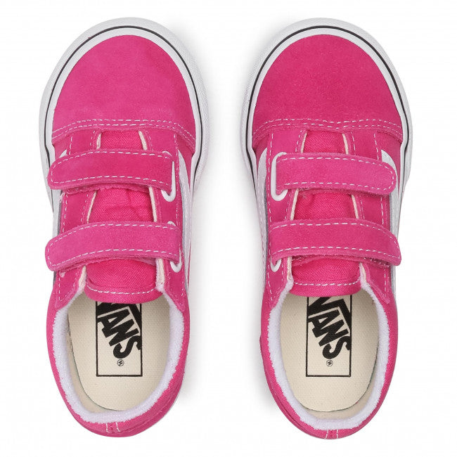 .Vans Toddlers Old Skool V - PINK/WHITE - (VNA38JN32C) - PUR - L/P