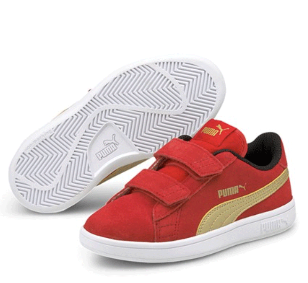 .Puma Toddler Smash V2 Red/Gold - (365178 28) - PM2 - R1L10
