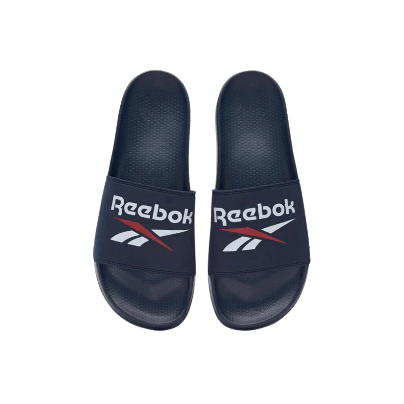 Reebok Mens Fulgere Slides Navy FZ0946 RN R2L15 Shoe Bizz
