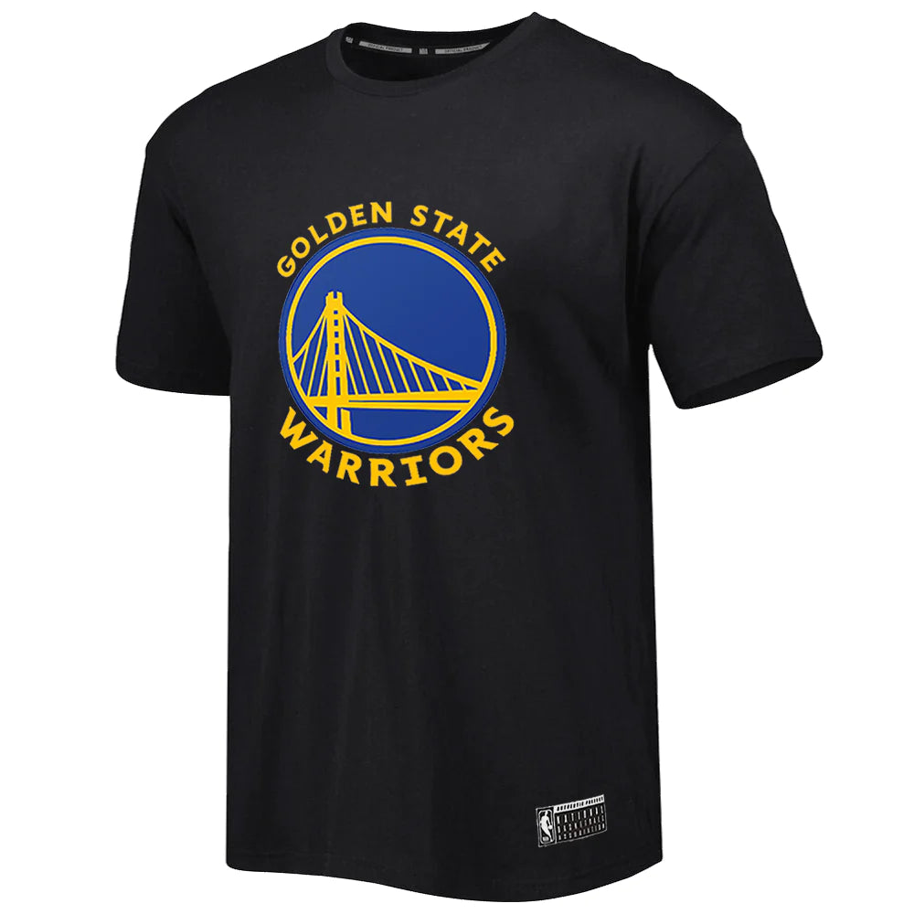 - Mitchell & Ness Mens Golden State T Shirt Black - (7K2M1SBEH-WAR) - L/P