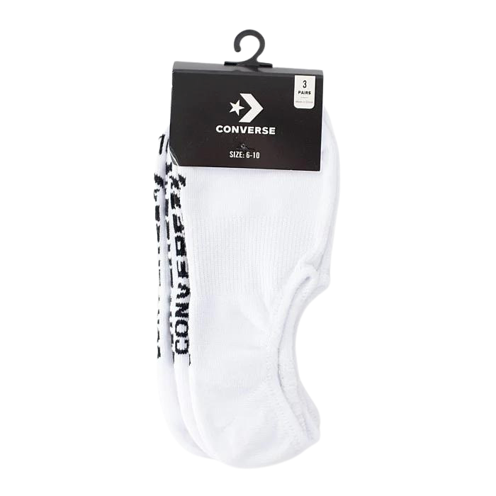 Converse Invisible Socks White 3pk SP0004 F