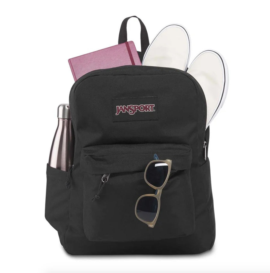 - Jansport Superbreak Plus Backpack Black 26L - (JS0A4QUE008) - R2L14/F