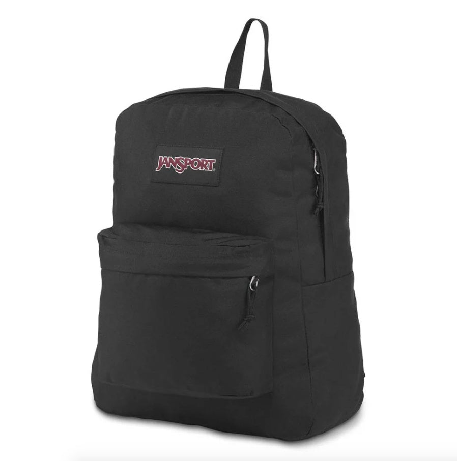 - Jansport Superbreak Plus Backpack Black 26L - (JS0A4QUE008) - R2L14/F