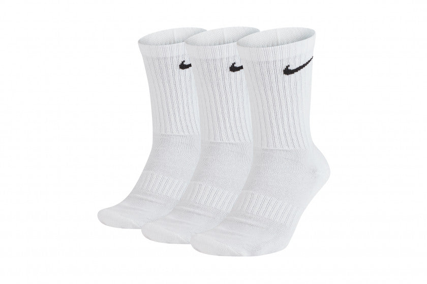 Nike Unisex Everyday Cotton Cushion Crew 3pk - (SX7664 100,SX6842-100) - F