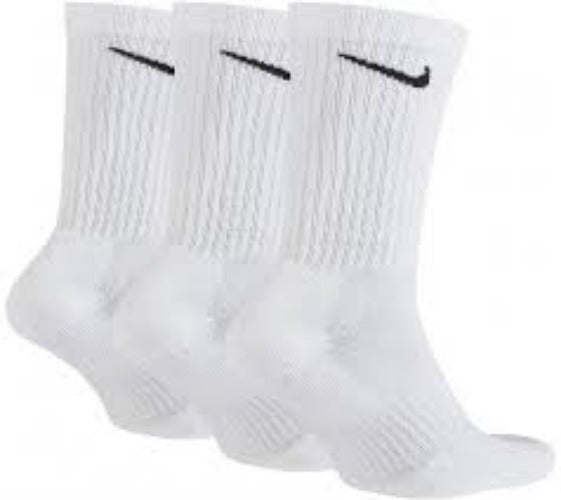 Nike Unisex Everyday Cotton Cushion Crew 3pk - (SX7664 100,SX6842-100) - F