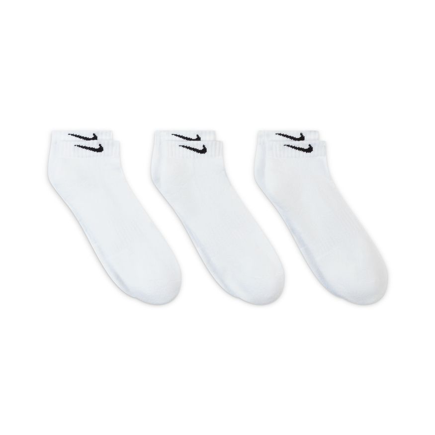 Nike Unisex Everyday Cushion Ankle Socks 3pk - (SX7670 100) - F