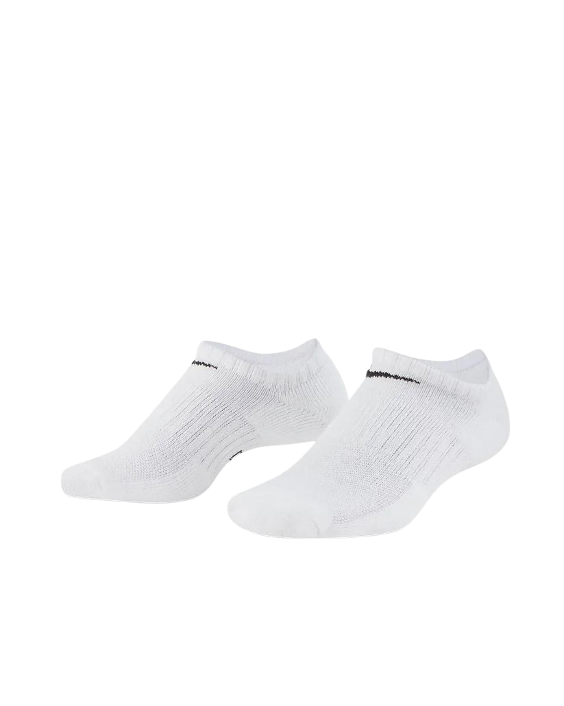 .Nike Unisex Everyday Cushion No Shows Socks 3pk - (SX7673 100) - F