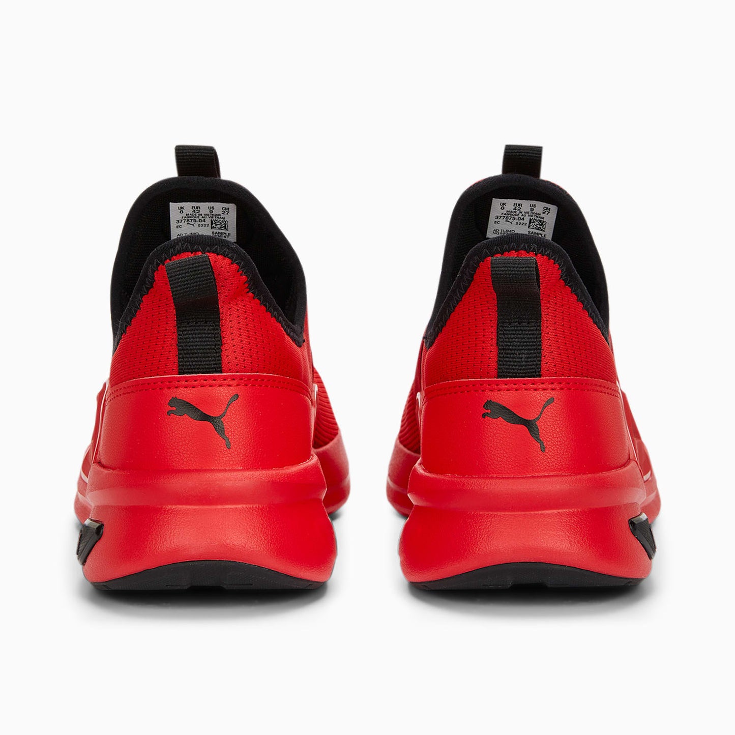 + Puma Mens SoftRide Enzo Evo Slip-On For All Time RED/BLACK - (377875 04) - PR - R1L4