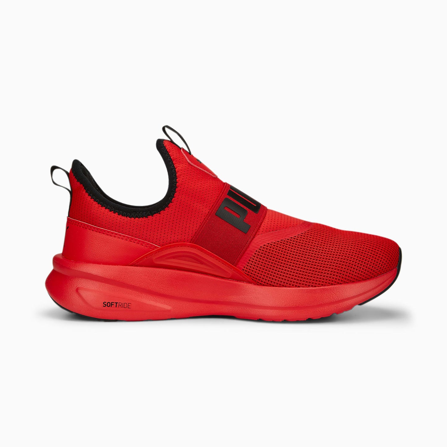 + Puma Mens SoftRide Enzo Evo Slip-On For All Time RED/BLACK - (377875 04) - PR - R1L4