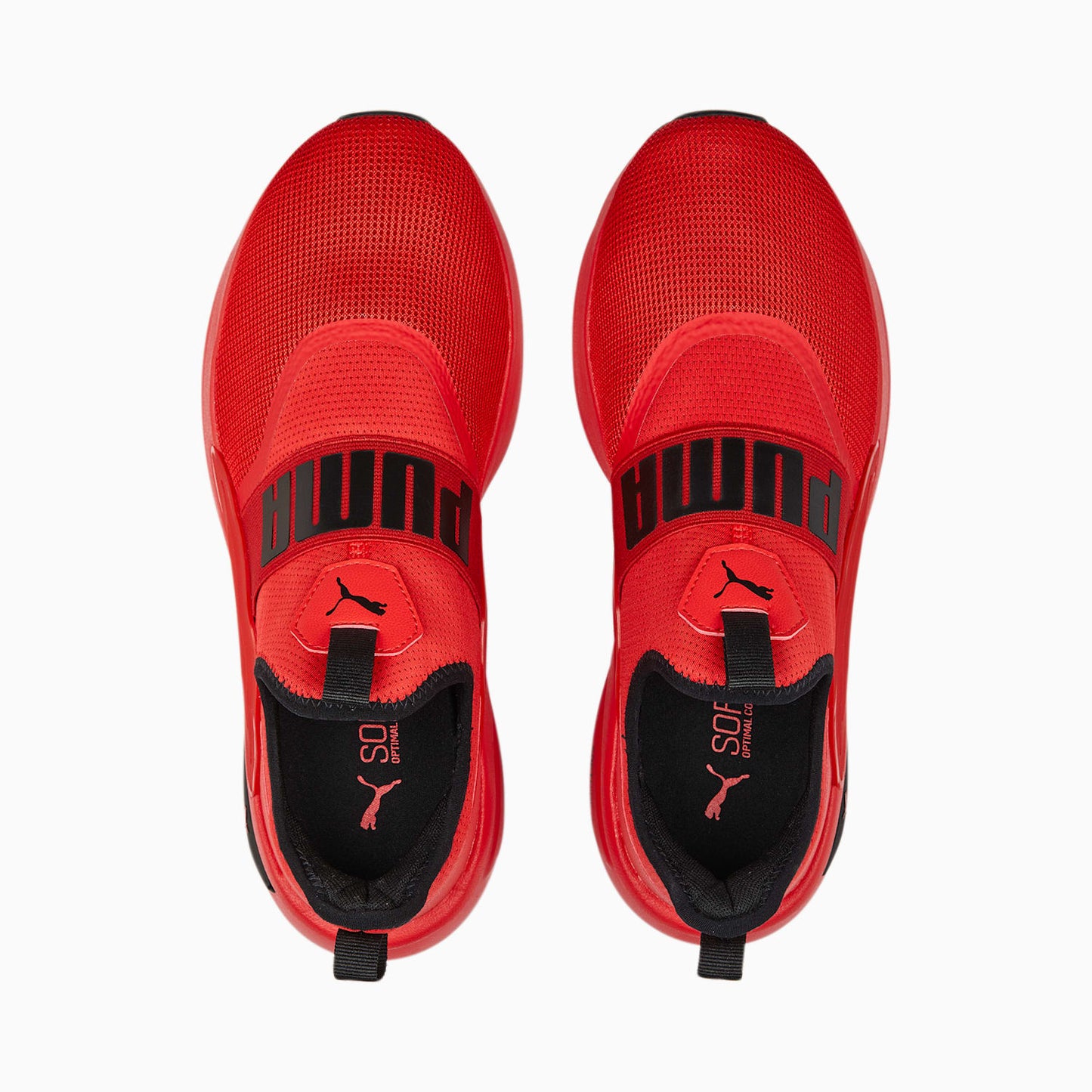 + Puma Mens SoftRide Enzo Evo Slip-On For All Time RED/BLACK - (377875 04) - PR - R1L4