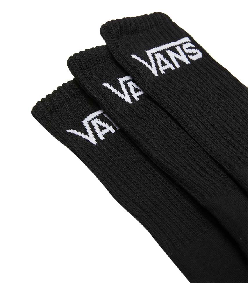 Vans Classic Crew Socks Black - (VN-0XSEBLK.BLK) - F