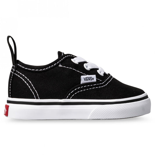 Vans Toddler Authentic Black Canvas (Elastic Lace) - BLACK - (VN04A1LXN) - L - R1L1