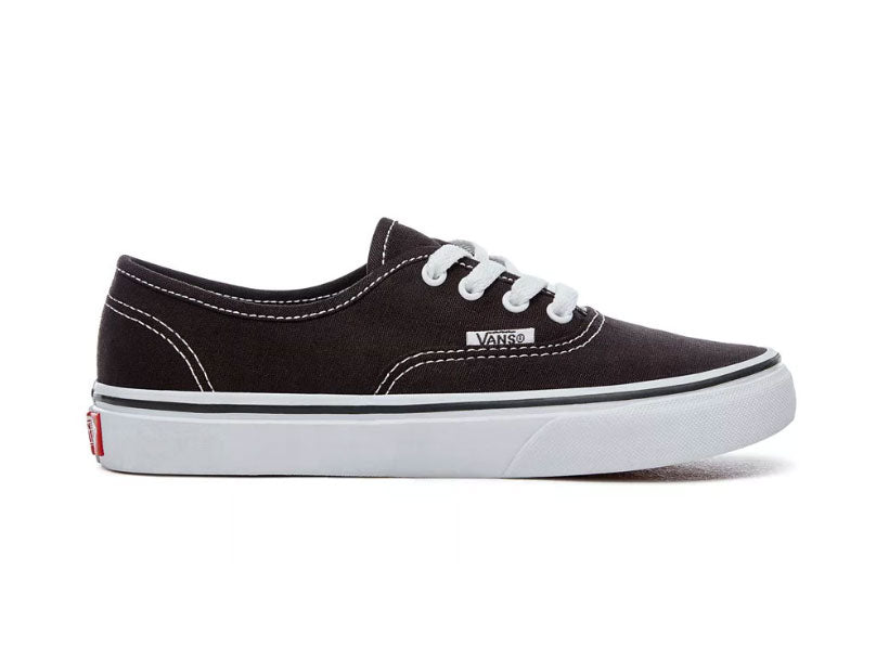 - Vans Kids Authentic Black - (VN000WWX6BT) - BLK - R1L1