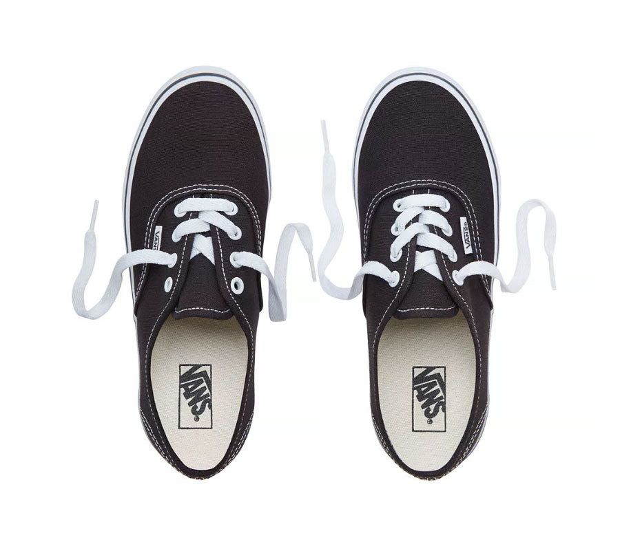 - Vans Kids Authentic Black - (VN000WWX6BT) - BLK - R1L1