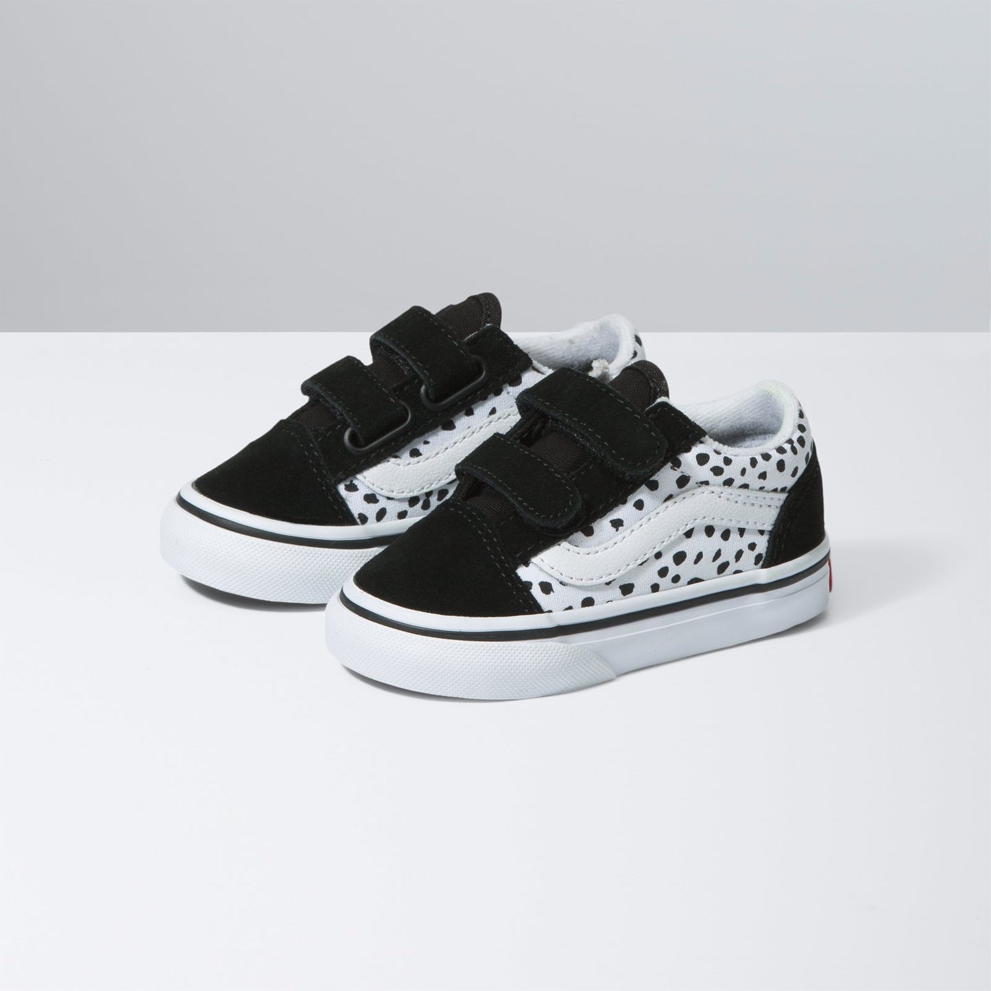 Vans Toddler Old Skool V DALMATIAN BLACK/TRUE WHITE (VNA4VJJ6BT) - DAL - R1L1