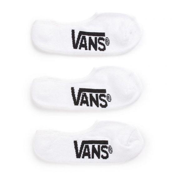 #Vans Classic Super No Shows Socks 3pk Wht - (VN-0XS9WHT) - VWS - F