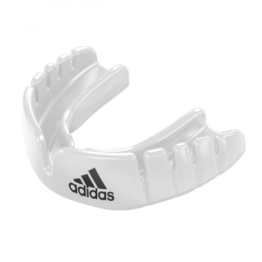 .Adidas Opro Snap Fit Mouth Guard (Junior/Youth) WHITE INSTANT FIT NO MOULDING - (A) - F