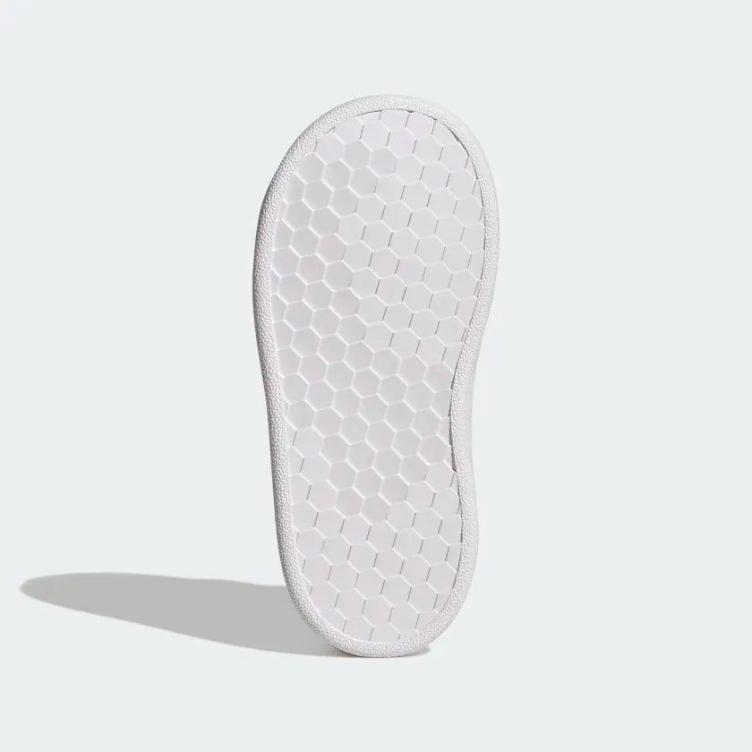 .ADIDAS TODDLER ADVANTAGE LIFESTYLE COURT - WHITE/PINK - (GW6501) - AG - R1L9