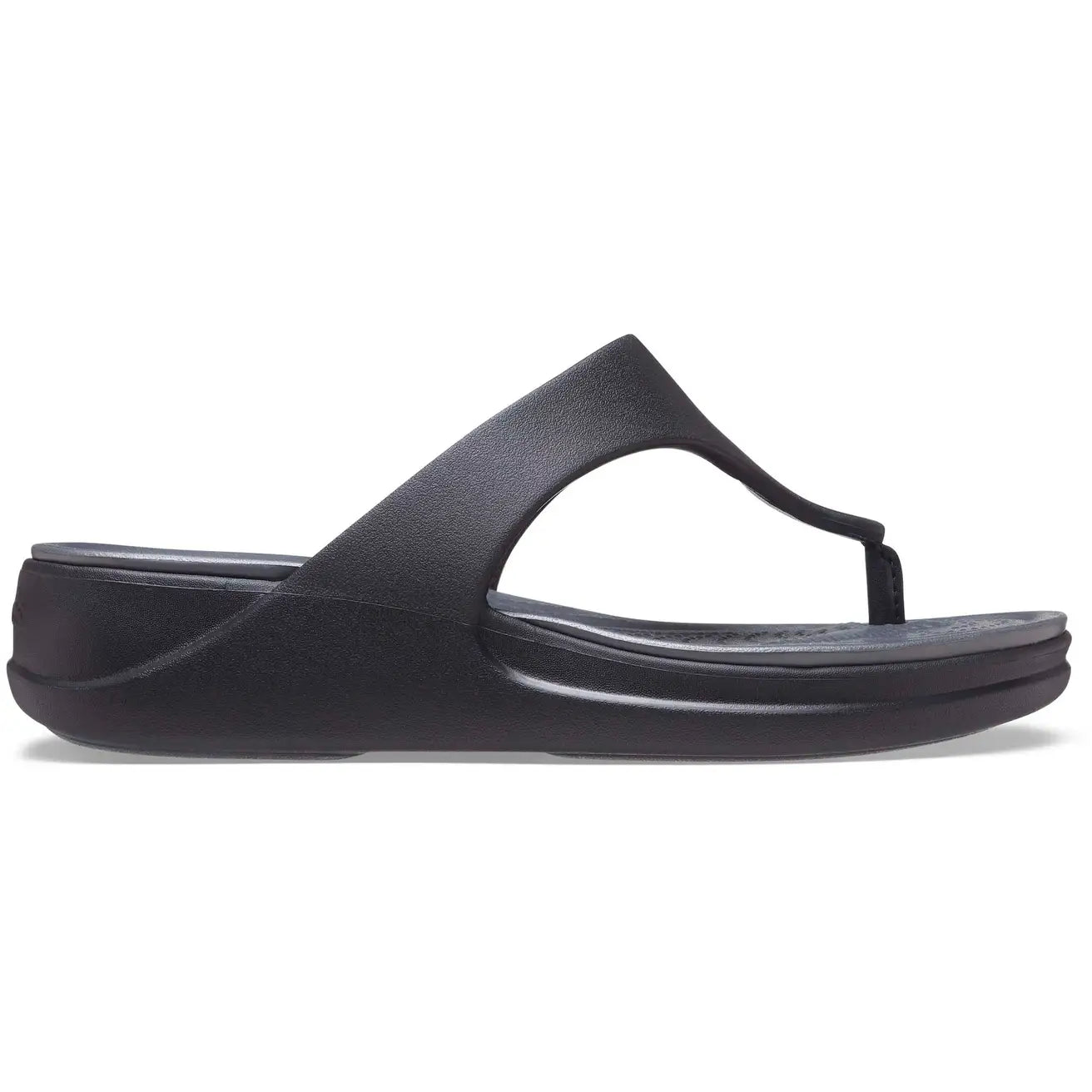 Crocs Boca Wedge Flip Women's Black/Grey - (207417-001) - F - C25