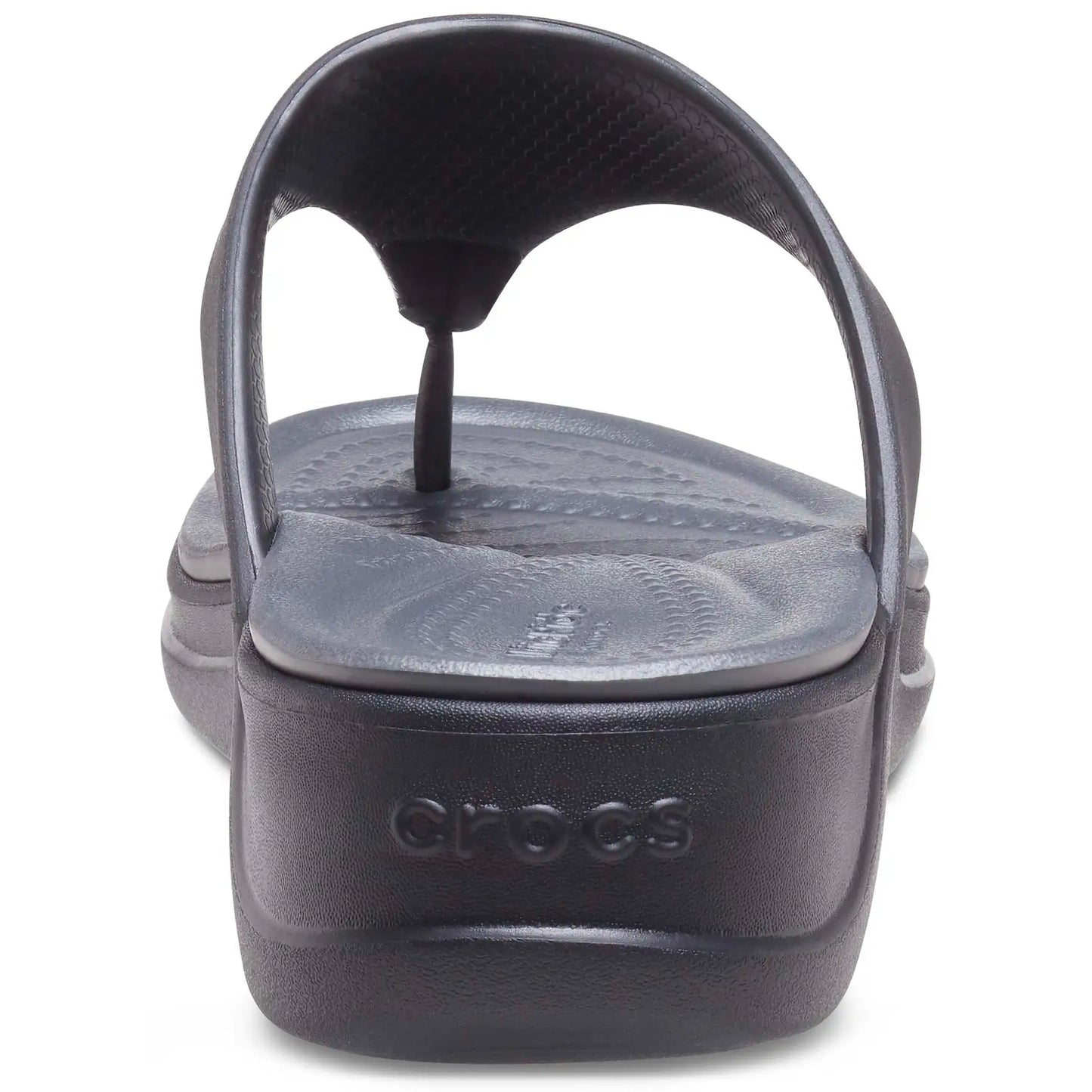 Crocs Boca Wedge Flip Women's Black/Grey - (207417-001) - F - C25
