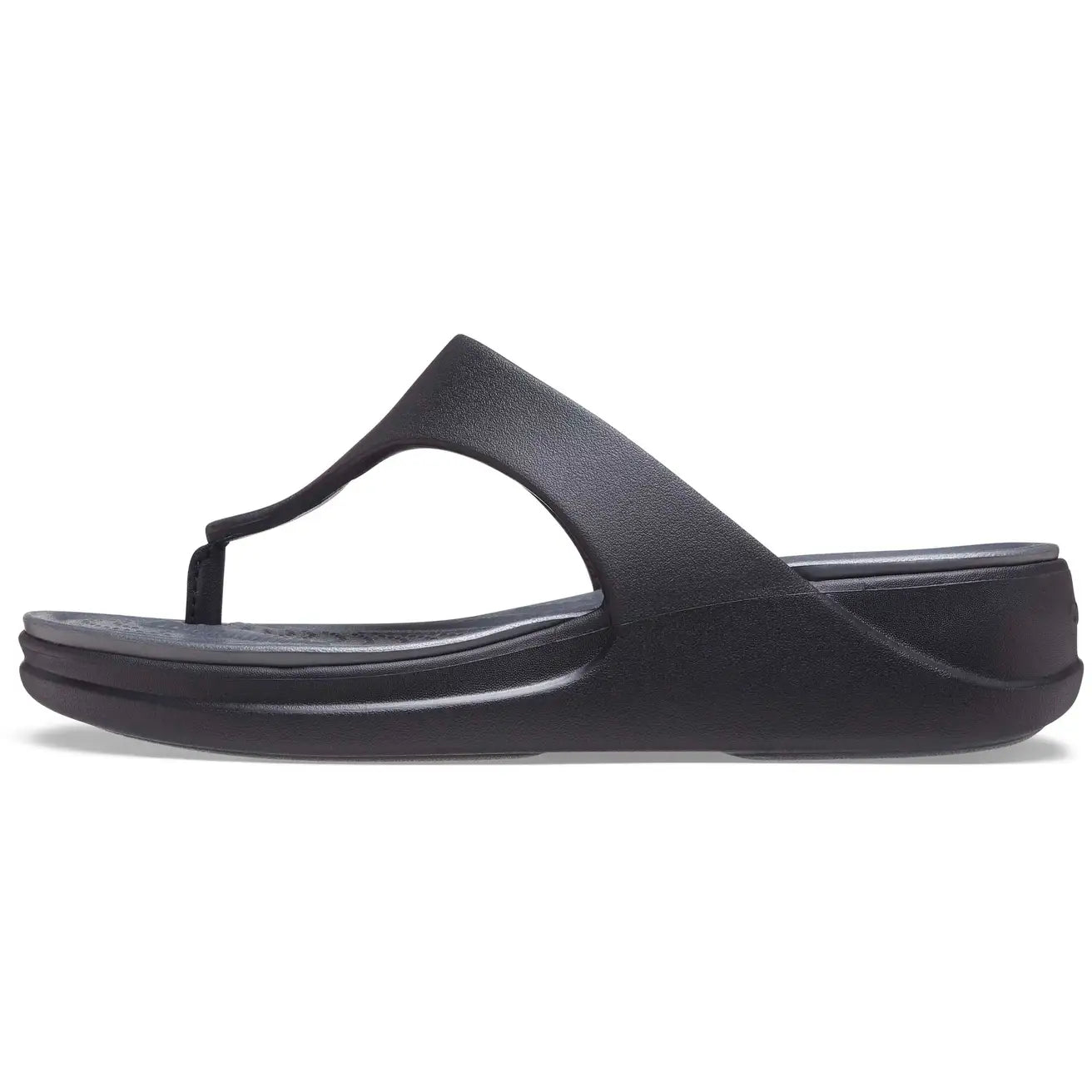 Crocs Boca Wedge Flip Women's Black/Grey - (207417-001) - F - C25