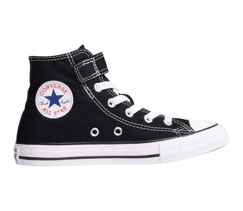 + Converse Chuck Taylor All Star Easy On 1V Junior High Top Black Velcro - (372883) - BAT - R1L1 - L/P