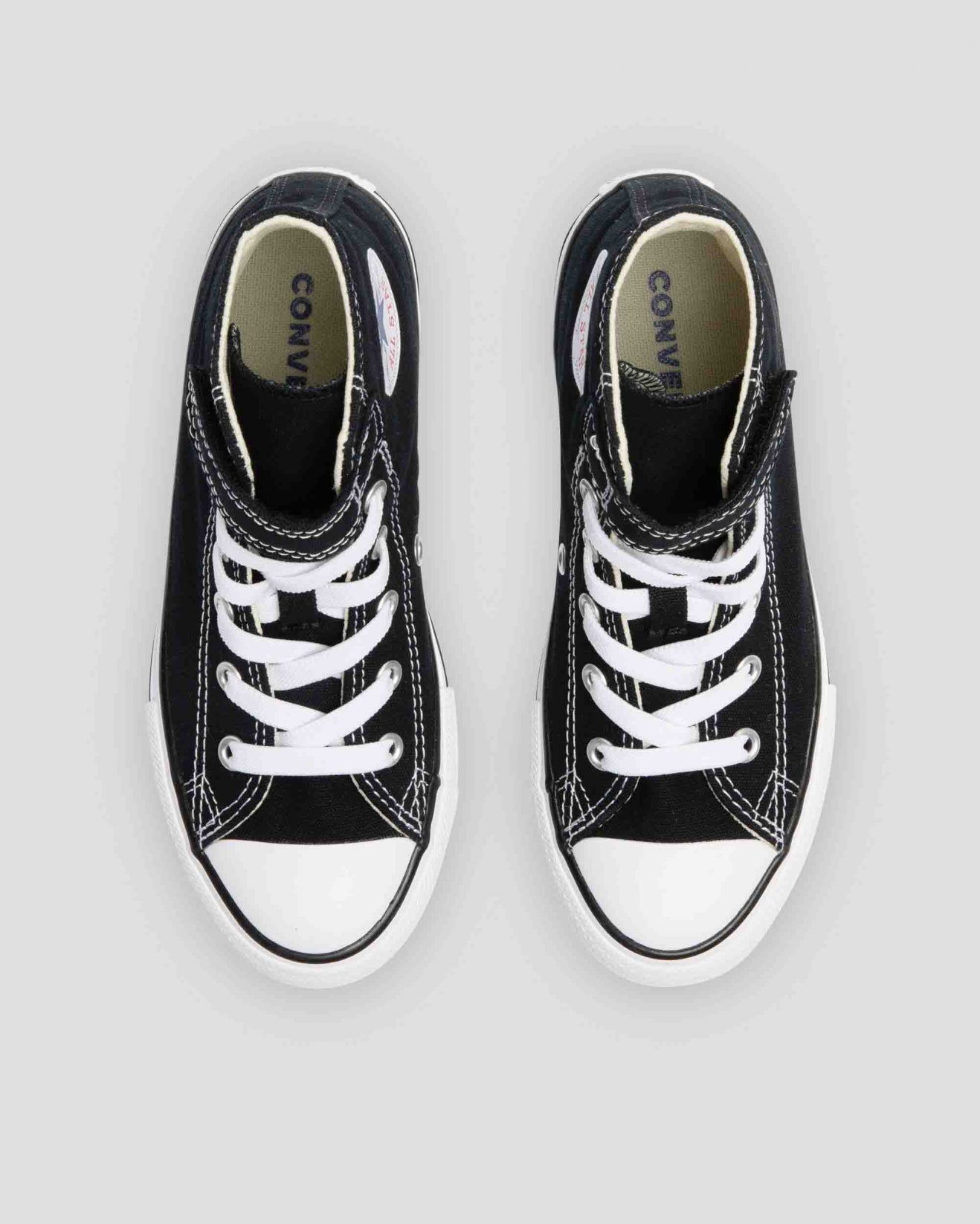 + Converse Chuck Taylor All Star Easy On 1V Junior High Top Black Velcro - (372883) - BAT - R1L1 - L/P