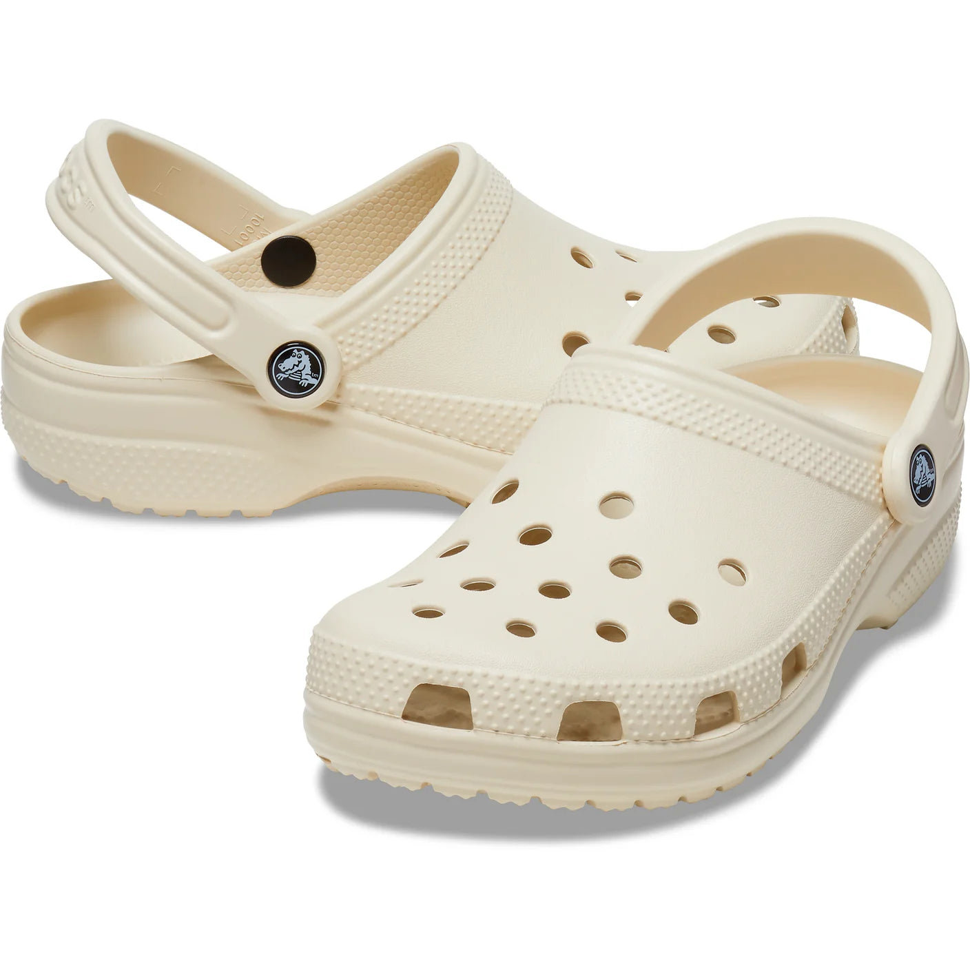 - Crocs Unisex Original Classic Clogs Bone Colour Adults (Beach)- (10001 2Y2) - F