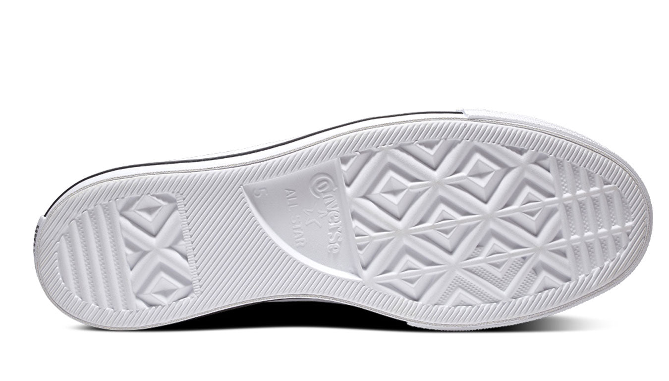 .CONVERSE CT ALL STAR LIFT LEATHER LOW TOP - WHITE - (561680C) - LWL - R1L8